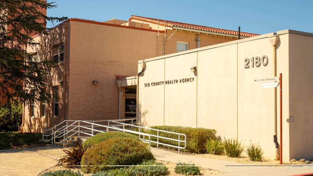 The San Luis Obispo County Public Health Agency's headquarters at 2180 Johnson Ave., pictured here on June 16, 2026. The San Luis Obispo County Public Health Agency's headquarters at 2180 Johnson Ave., pictured here on June 16, 2026.